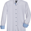Michael Strahan Modern Fit Four-Way Stretch Sport Shirt, White Mini Triangle 2 Michael Strahan Modern Fit Four-Way Stretch Sport Shirt, White Mini Triangle -Dress Shirts Sales MW40 6N1T 10 MICHAEL STRAHAN WHITE MAIN