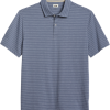 Joseph Abboud Modern Fit Polo, Slate Tonal Stripe