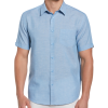 Cubavera Modern Fit TravelSelect Linen Blend Shirt, Blue -Dress Shirts Sales MW40 6N5H 14 CUBA VERA LT BLUE MAIN