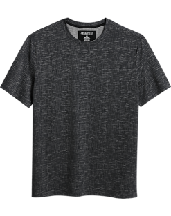 Awearness Kenneth Cole Slim Fit T-Shirt, Black Crosshatch