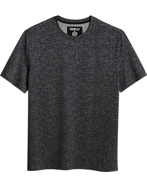 Awearness Kenneth Cole Slim Fit T-Shirt, Black Crosshatch 3 Awearness Kenneth Cole Slim Fit T-Shirt, Black Crosshatch