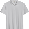 Joseph Abboud Modern Fit Luxe Cotton Polo, White