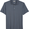 Joseph Abboud Modern Fit Luxe Cotton Polo, Slate Gray
