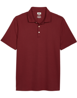 Joseph Abboud Modern Fit Luxe Cotton Polo, Dark Red