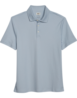 Joseph Abboud Modern Fit Luxe Cotton Polo, Light Blue