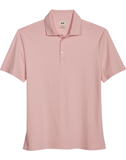 Joseph Abboud Modern Fit Luxe Cotton Polo, Light Pink