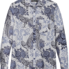 Paisley & Gray Slim Fit Spread Collar Sport Shirt, Blue Baroque Pheasant -Dress Shirts Sales MW40 6ND3 14 PAISLEY GRAY MED BLUE MAIN