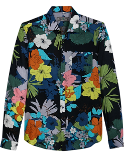 Paisley & Gray Slim Fit Spread Collar Sport Shirt, Multi Color Floral