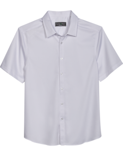 Paisley & Gray Slim Fit Spread Collar Sport Shirt, White
