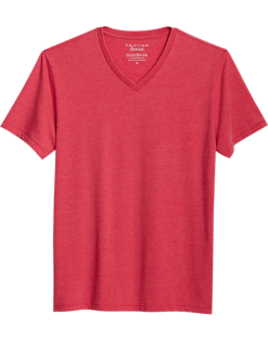 Lucky Brand Classic Fit Burnout T-Shirt, Red