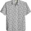 Jaymes Modern Fit Camp Shirt, Black Clover