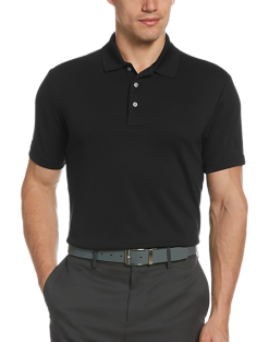 PGA Tour Classic Fit Airflux Polo, Black