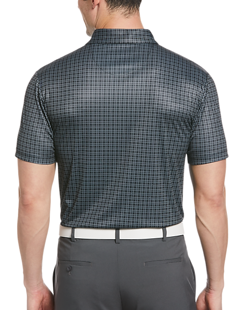 PGA Tour Classic Fit Printed Polo, Black 4 PGA Tour Classic Fit Printed Polo, Black - Image 2
