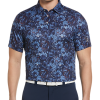 PGA Tour Classic Fit Printed Polo, Navy Fireworks -Dress Shirts Sales MW40 6NL6 01 PGA TOUR NAVY MAIN