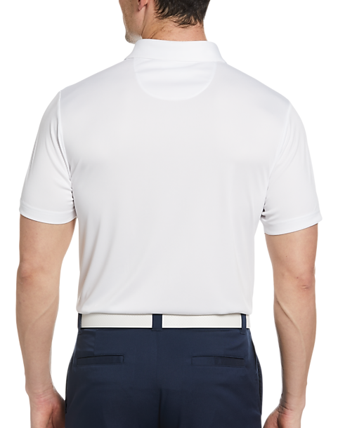 PGA Tour Classic Fit Printed Polo, White Energy Stripe 4 PGA Tour Classic Fit Printed Polo, White Energy Stripe - Image 2