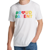 The Phluid Project Classic Fit Proud Parent Graphic Crew, White