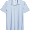 Report Collection Modern Fit Knit Polo, Light Blue