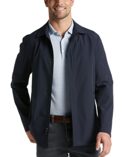 Awearness Kenneth Cole Modern Fit Car Coat, Black