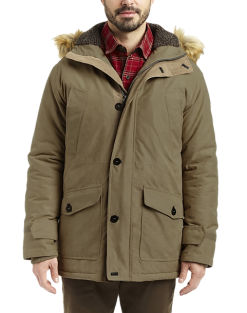 Rainforest Classic Fit Hooded Parka, Brown