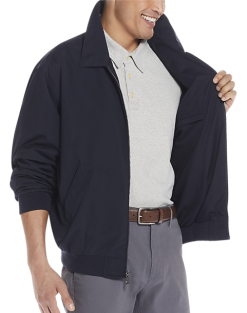 Weatherproof Modern Fit Golf Jacket, Black -Dress Shirts Sales MW40 71FJ 01 AWEARNESS KENNETH COLE NAVY SOLID ALT2 3