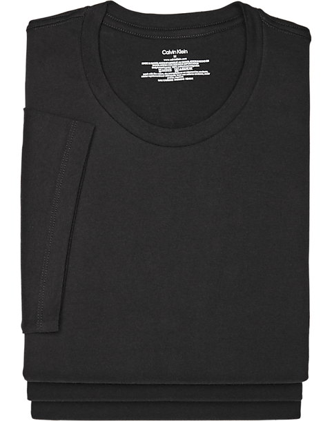 Calvin Klein Crew Neck T-Shirt, 3-Pack, Black 3 Calvin Klein Crew Neck T-Shirt, 3-Pack, Black