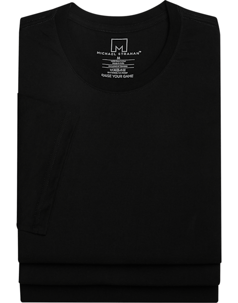 Michael Strahan Crew Neck Tees 3-Pack, Black 3 Michael Strahan Crew Neck Tees 3-Pack, Black